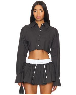 Lovers + Friends Palmer Cropped Top - Black