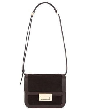 Loeffler Randall Desi Crossbody With Lock Hardware Bag - Black