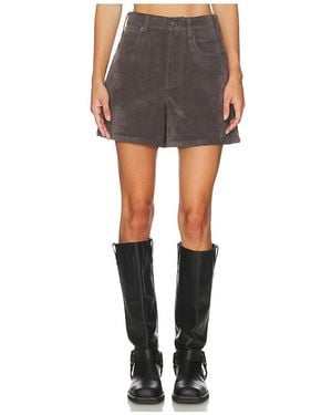 Free People X We The Free Tippi Faux Suede Short - Black