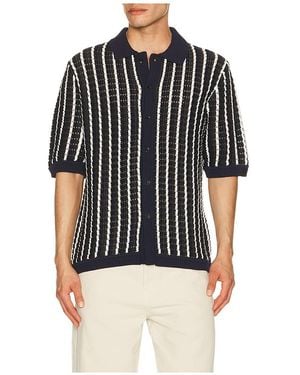 Rag & Bone Crochet Dalton Shirt - Black