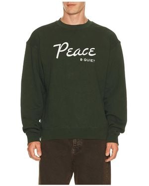 Museum of Peace & Quiet Diner Crewneck - Green