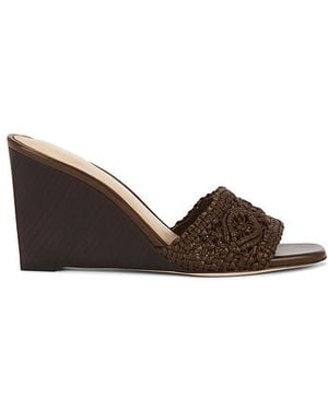 Veronica Beard Ellen Macrame Sandal - Black