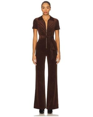 Alice + Olivia Gorgeous Wide Leg Jumpsuit - Brown