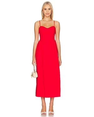 Show Me Your Mumu Allegra Midi Dress - Red