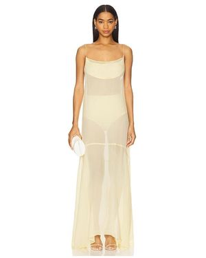 SWF Two Piece Sheer Slip - Natural