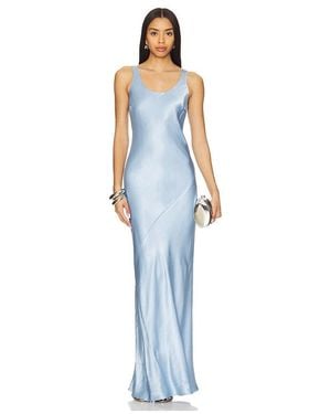 Line & Dot Adelyn Dress - Blue