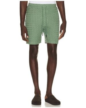 Oas Waffle Porto Shorts - Green