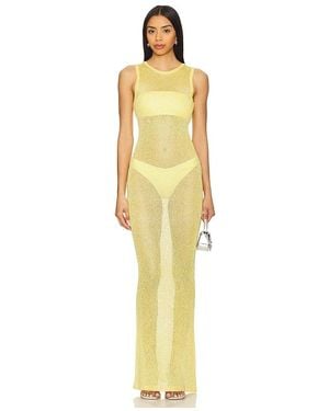 superdown Alix Maxi Dress - Metallic