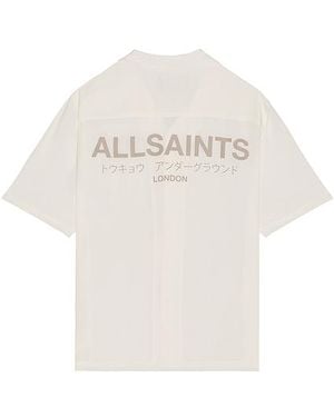AllSaints Underground ボタンダウンシャツ - ホワイト