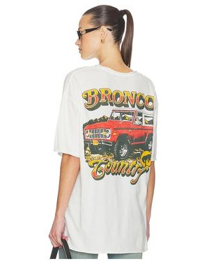 Junk Food Bronco Country Tee - White