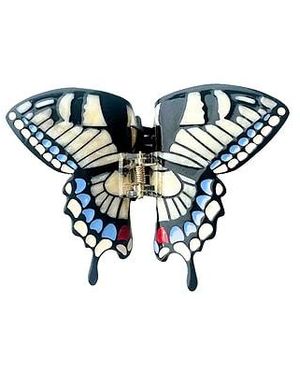 Solar Eclipse Broche Para El Pelo Swallowtail Butterfly Claw Hair Clip En Color Azul Talla