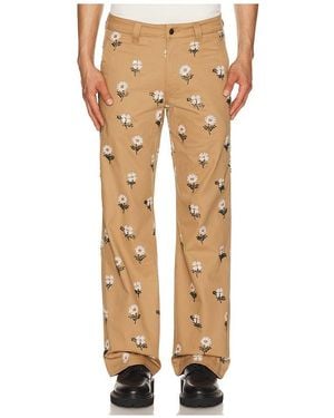 Honor The Gift Flowers Beaded Pant - Natural