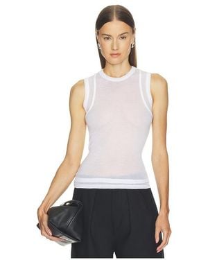 Helmut Lang Layer Muscle T Sheer - White