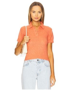 NAADAM Polohemd Cashmere Featherweight - Orange