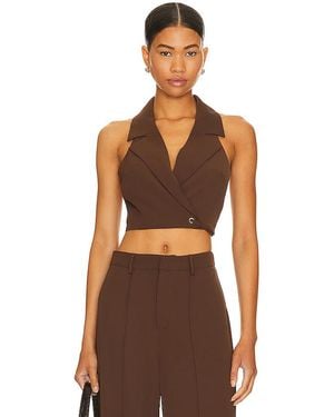 Lovers + Friends Tory Top - Brown