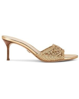 Veronica Beard Tia Macrame Sandal - White