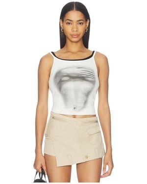 MARRKNULL Printed Camisole - Natural