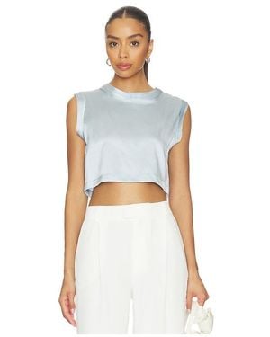 NonChalant Label Mel Crop - Blue
