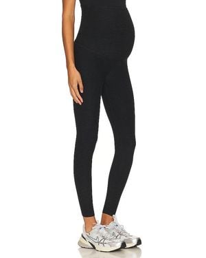 Beyond Yoga Spacedye Love The Bump Maternity Midi Legging - Black