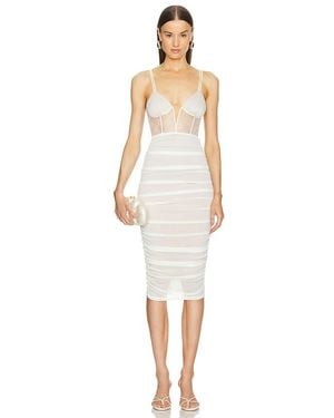Michael Costello X Revolve Lulee Midi Dress - White