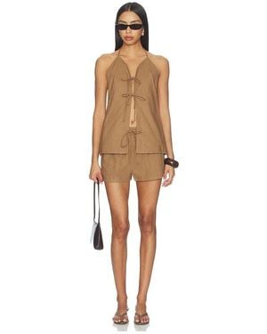 ALL THE WAYS Naomi Short Set - Natural
