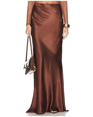 Bronx and Banco X Revolve Cosette Skirt - Brown