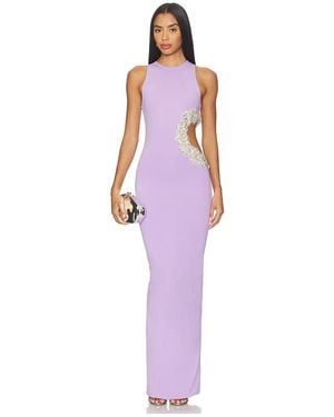 Bronx and Banco Camila Cutout Maxi Dress - Purple