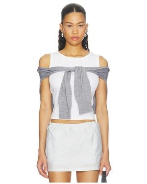 Alexander Wang Oberteil Top - Weiß