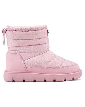 HUNTER Big Kids Cuddles Boot - Pink