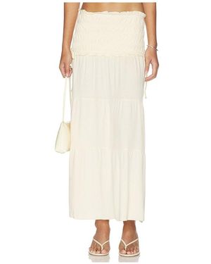 Tiger Mist Falda Denali Maxi En Talla (También En S, M) - Neutro