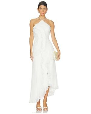 AMUR Lorelie Halter Gown - White