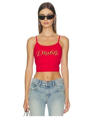 Willy Chavarria Diablo Cholita Tank Top - Red