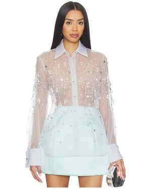 retroféte Eugenia Blouse - White