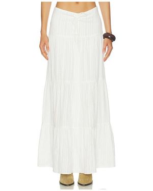 MORE TO COME Matilda Maxi Skirt - White