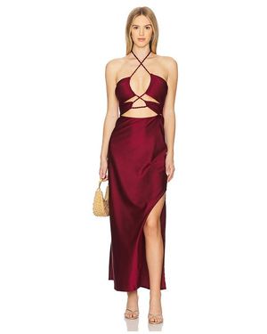 BOAMAR Dasha Long Dress - Red