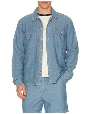 Rails Hayes Long Sleeve Shirt - Blue