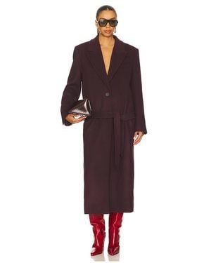 The Attico Long Coat - Red