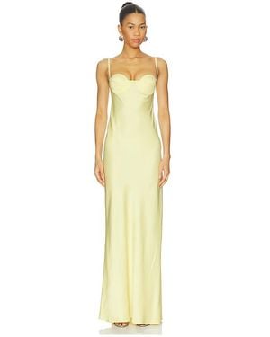 Anna October Levi Maxi Dress - Metallic