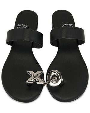 Jeffrey Campbell Sandale Dote-On - Schwarz