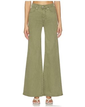 Veronica Beard Joplin Wide Flare Jeans - Green