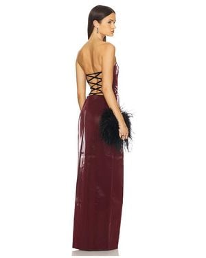 Kim Shui Lilly Patent Gown - Purple