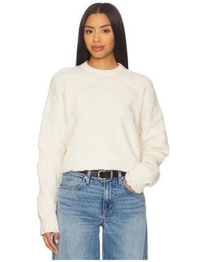 Clea Jacquardstrick Lennox Cloud - Blau