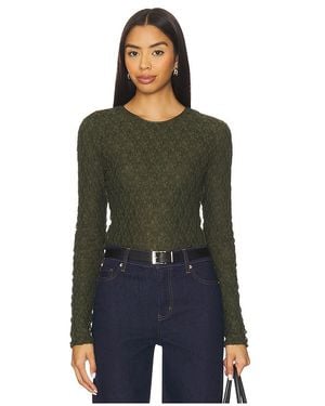 Rag & Bone Langarm-Oberteil Ellie - Grün