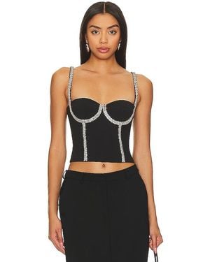 Lovers + Friends Cecilia Bustier Top - Black