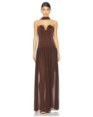 LPA Kleid Corset - Braun