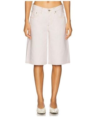Agolde Baggy V Short - White
