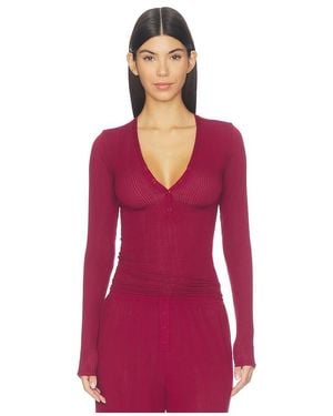 Negative Underwear Whipped Henley - Red