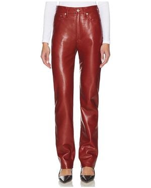 Agolde 90's Pinch Waist Long - Red