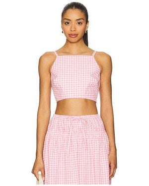 Lovers + Friends Aimee Crop Top - Pink