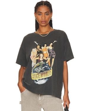 Daydreamer Spice Girls Spiceworld Merch Tee - Gray